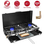3-Burner Portable Propane Camping Stove with Windshield & Toast Tray