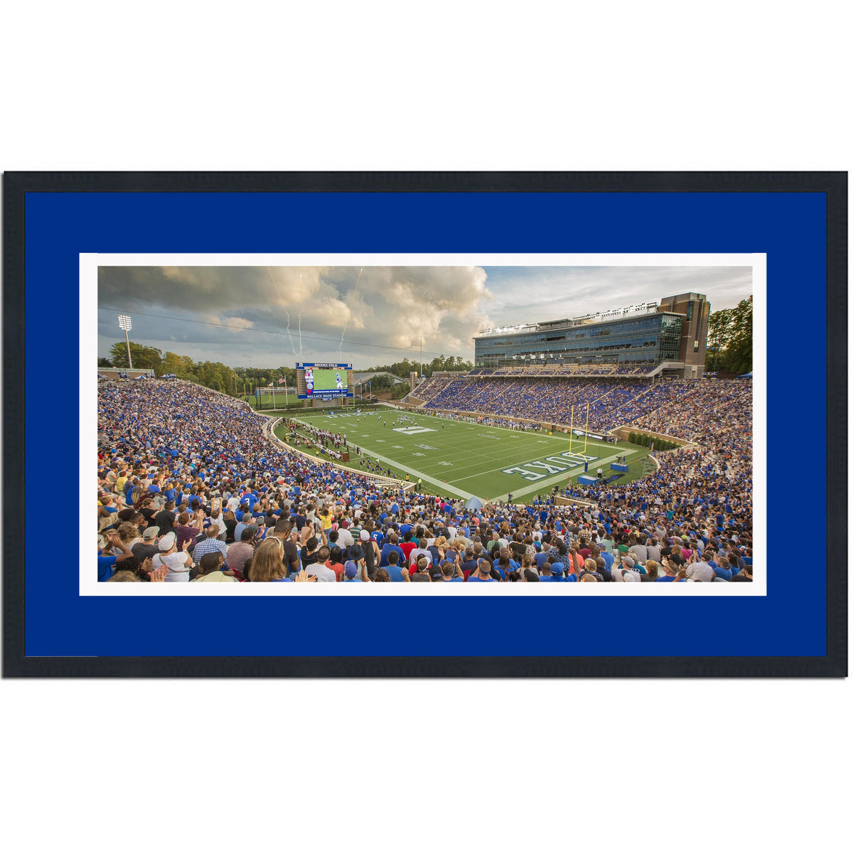 Framed Wallace Wade Stadium Duke Blue Devils 16x24 NCAA Football Photo Professionally Matted