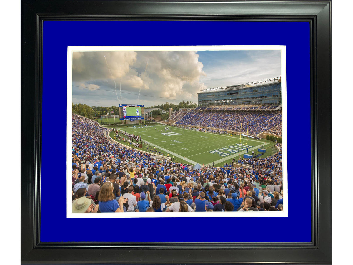 Framed Wallace Wade Stadium Duke Blue Devils 11"x14" NCAA Football Photo Professionally Matted