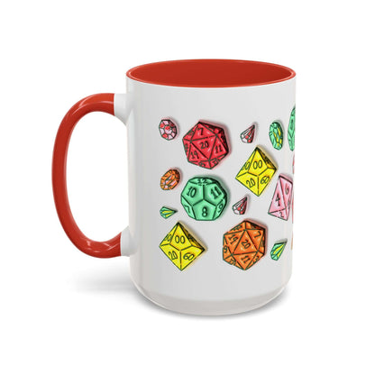Dungeons and Dragons Mug - Dice Pattern