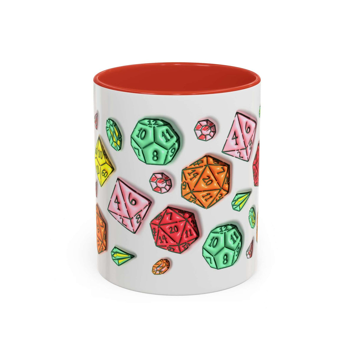 Dungeons and Dragons Mug - Dice Pattern