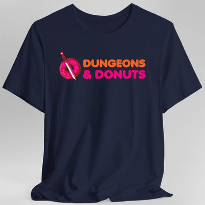 Dungeons & Donuts Funny D&D T-Shirt
