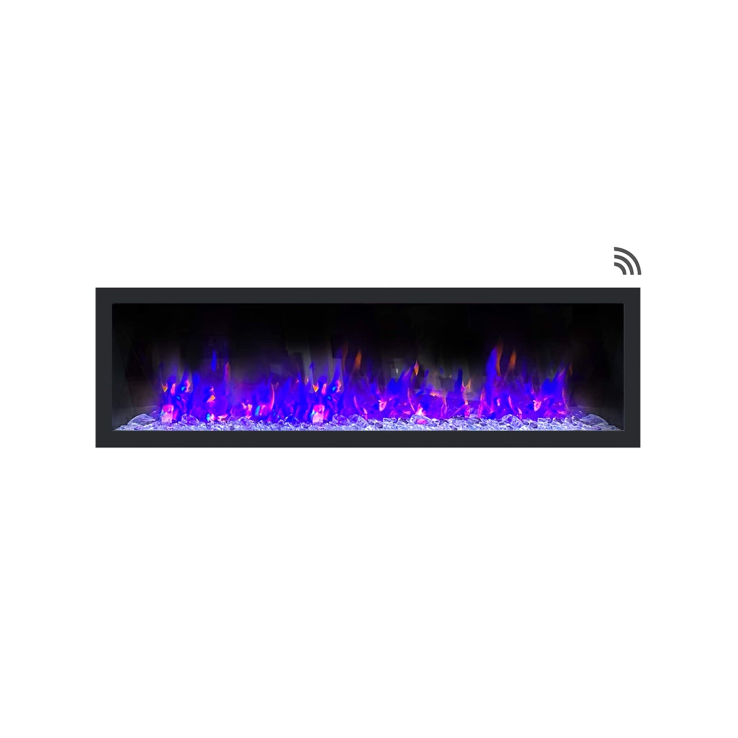 Dynasty Cascade 64-Inch Smart Linear Electric Fireplace With Front Facing Heater [DY-BTX64] (SAK15932)