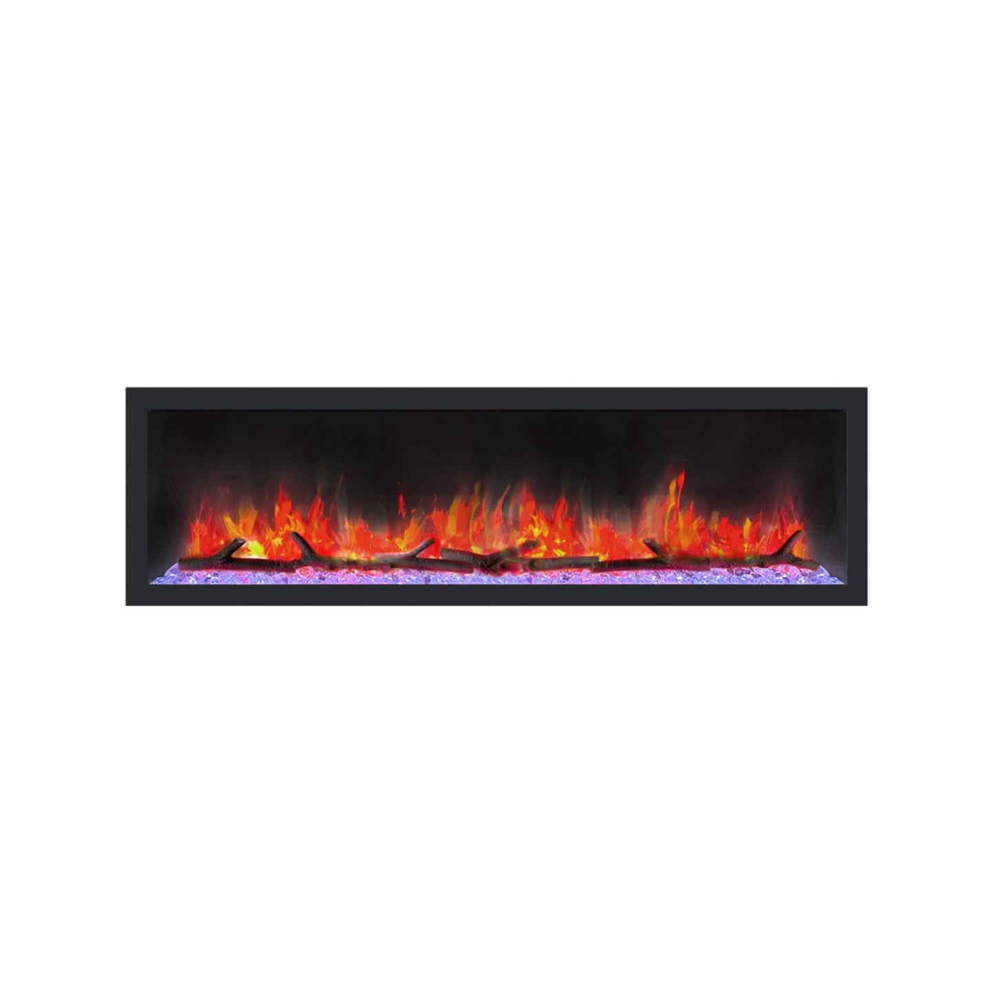 Dynasty Cascade 64-Inch Smart Linear Electric Fireplace With Front Facing Heater [DY-BTX64] (SAK15932)