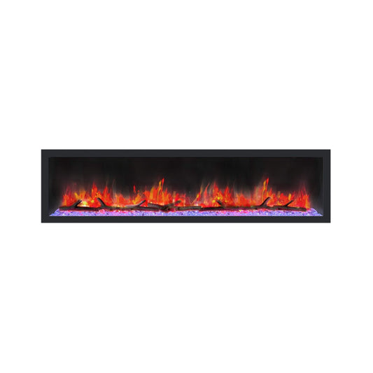 Dynasty Cascade 74-Inch Smart Linear Electric Fireplace [DY-BTX74] (SAK61984)
