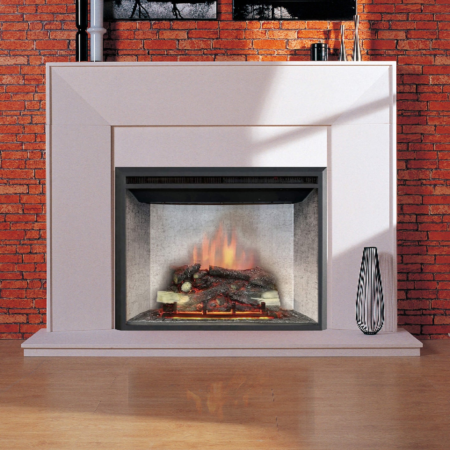 Dynasty Presto 35-Inch Vent Free Electric Firebox Insert With Remote Control [DY-FI35D] (SAK86012)
