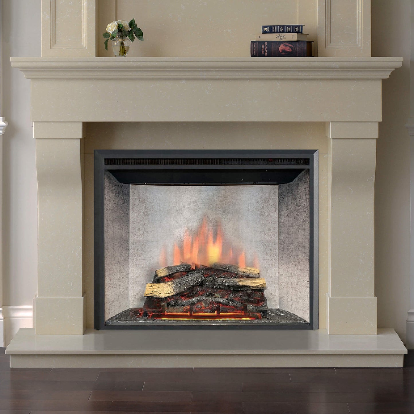 Dynasty Presto 40-Inch Built-In Electric Firebox Insert With Adjustable Flame Settings [DY-FI40D] (SAK40157)