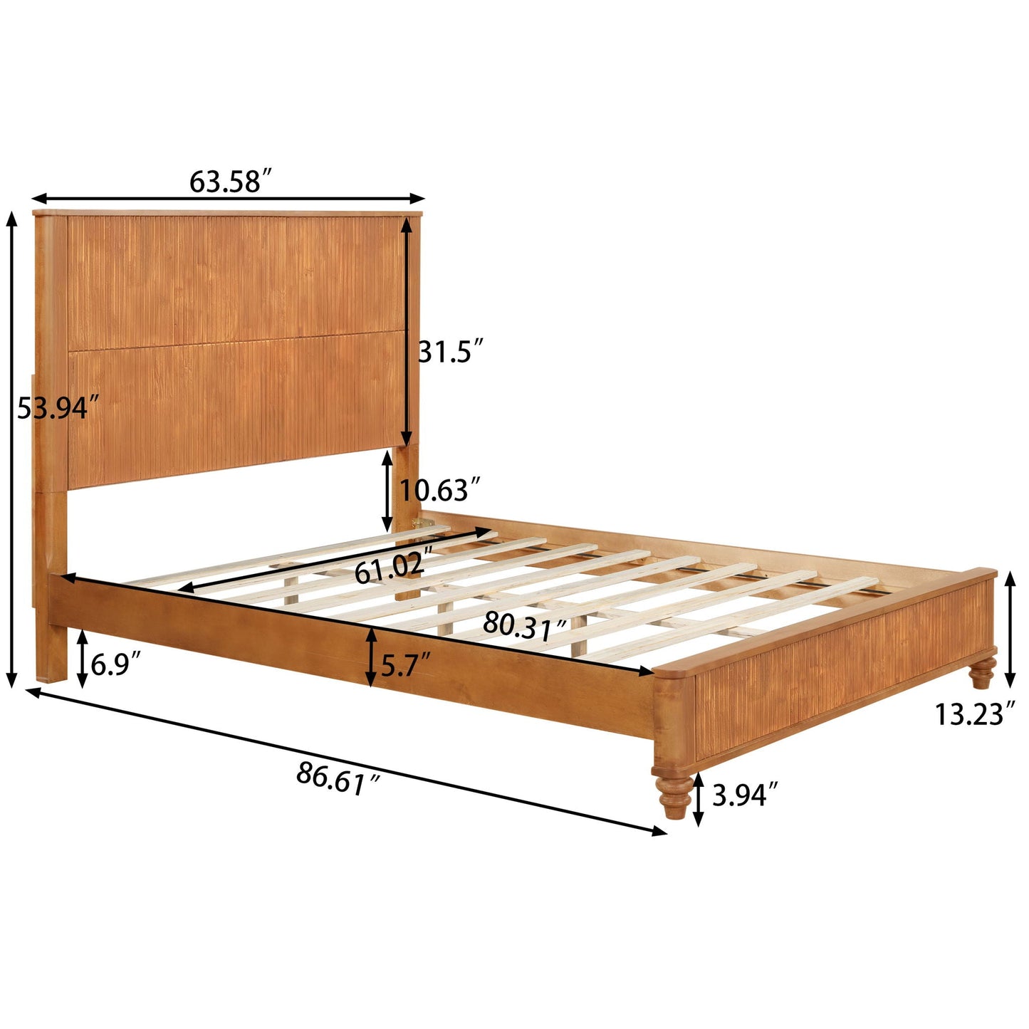 3 Piece Bedroom Set & Bed And 2 Nightstands