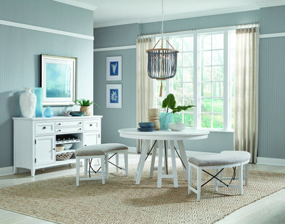 Heron Cove - Dining Side Chair With Upholstered Seat (Set of 2) - Chalk White