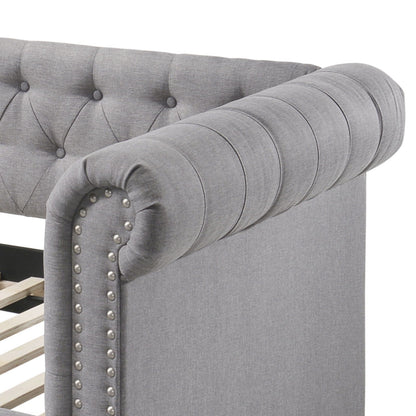 Justice Twin Daybed With Trundle - Smoke Gray