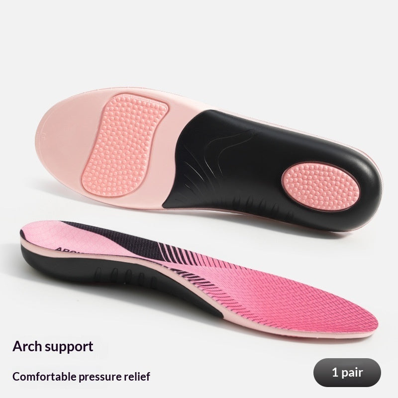 Arch-support Insoles With A U-shaped Heel Cup To Prevent Overpronation And Supination