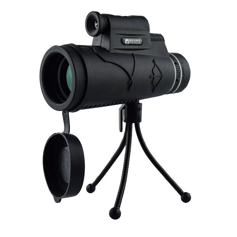 High-Power HD Monocular Telescope for Low-Light Night Vision and Outdoor Use