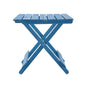 Folding Square Table For Backyard - Blue