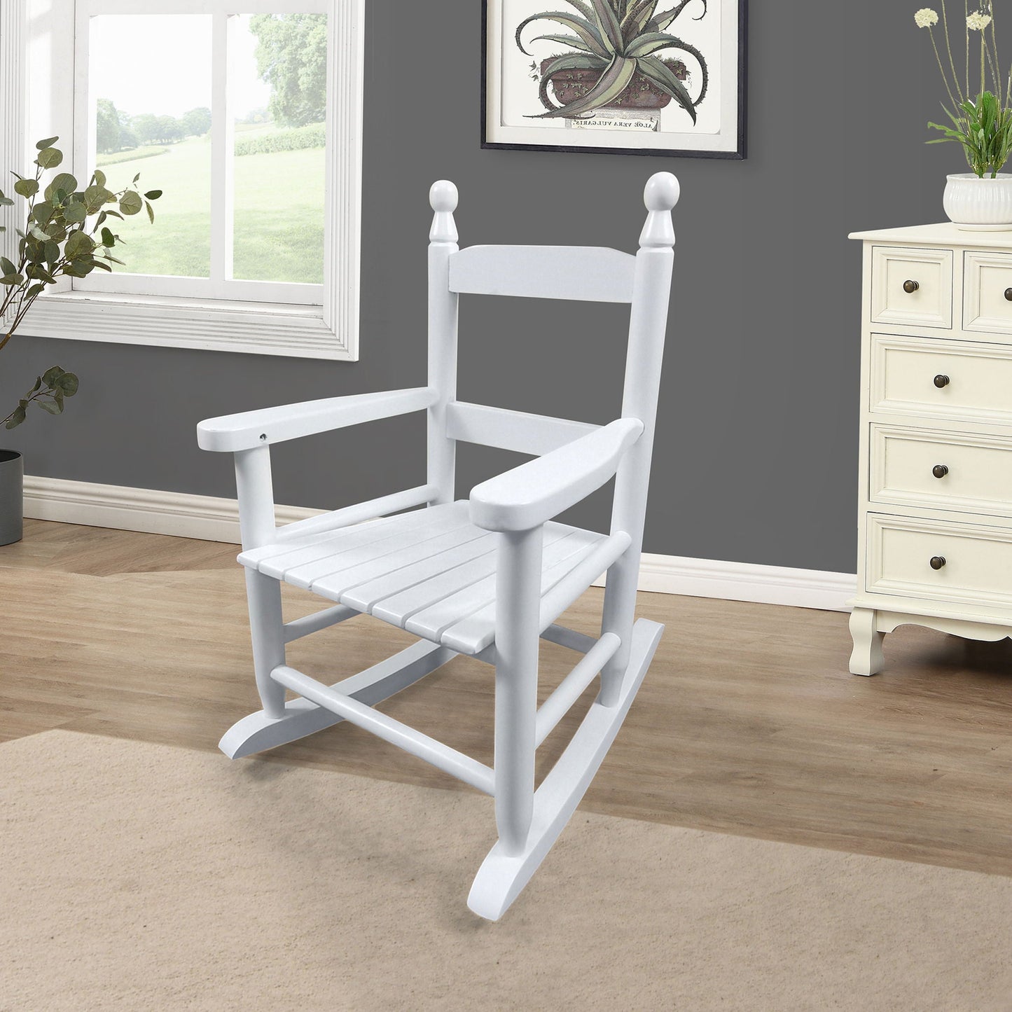 Children's Rocking Chair Indoor Or Outdoor, Suitable For Kids, Durable