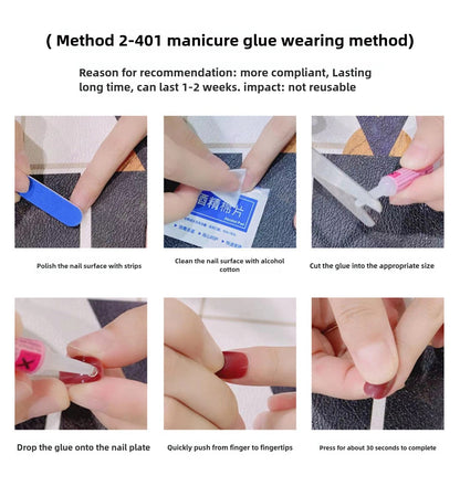1020-Handmade press on nails fake nails removable