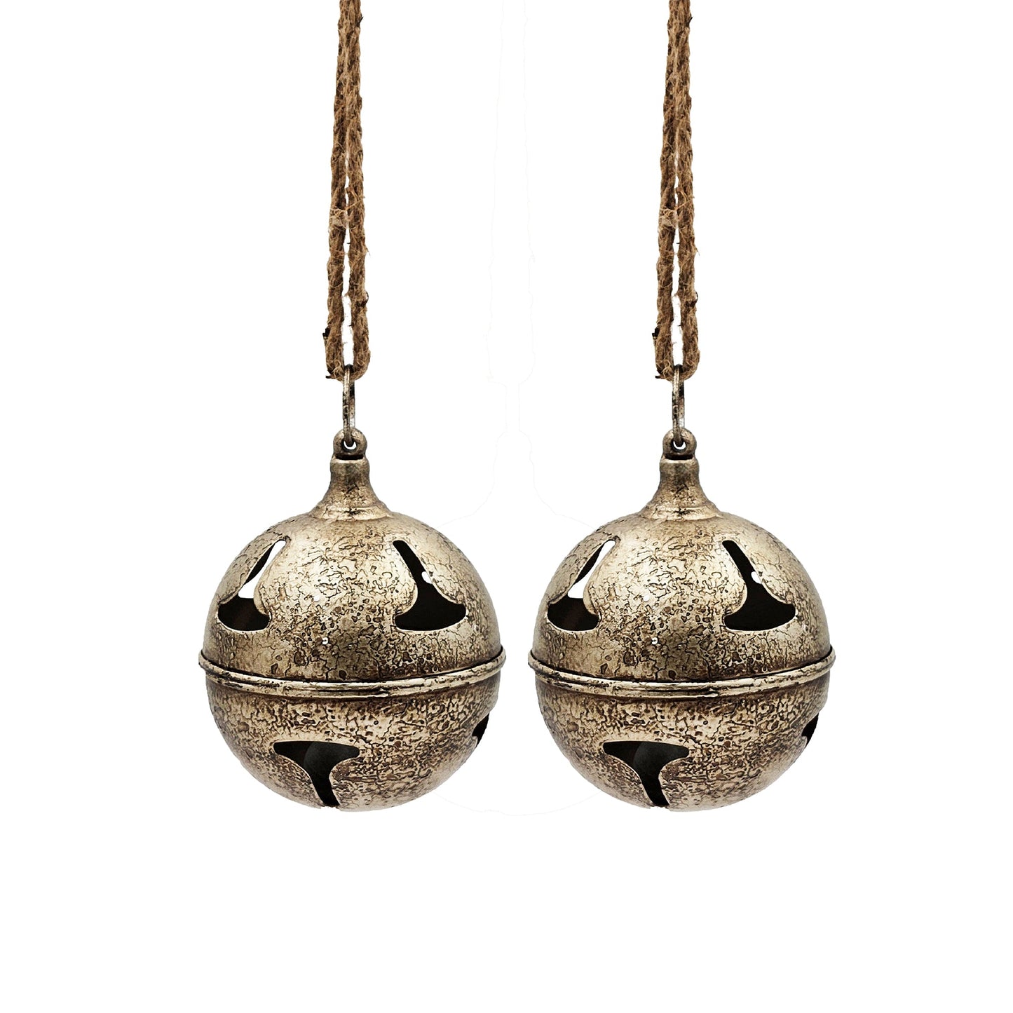 D6" Bell Hanging Ornament - Set of 2