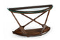 Beaufort - Sofa Table With Base And Glass Top - Dark Oak
