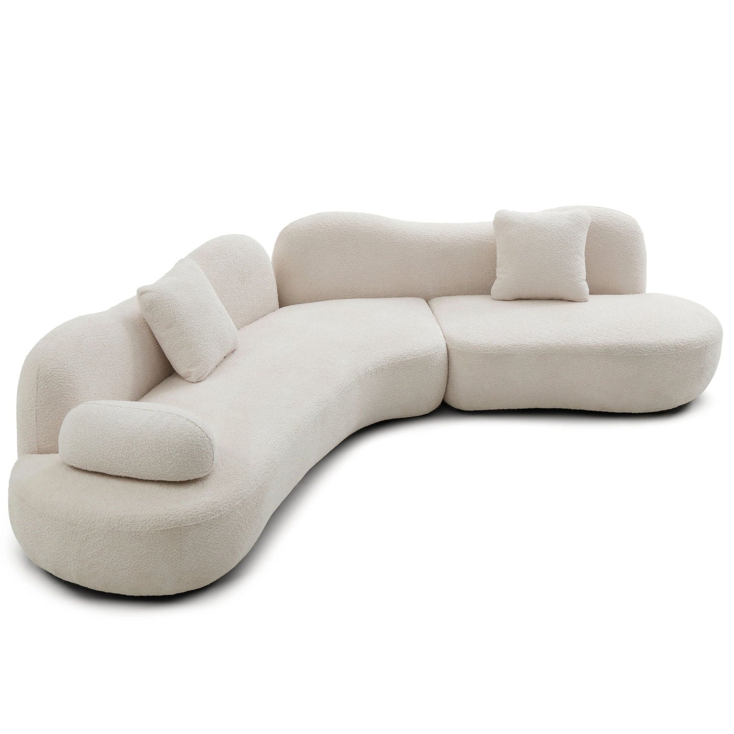 Modern Curved Modular 5 Seater Sofa