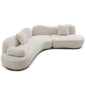Modern Curved Modular 5 Seater Sofa