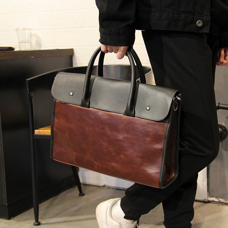 Fashionable Briefcase Business Crossbody Handbag