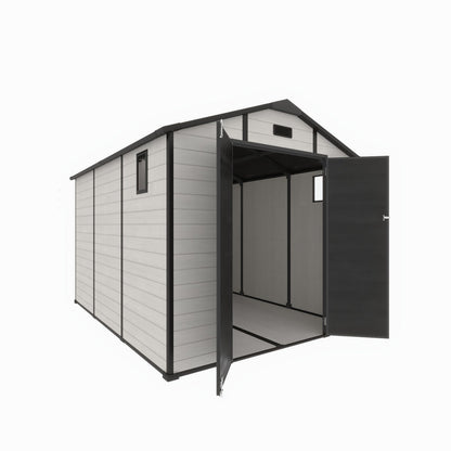 8x10 FT Plastic Outdoor Storage Shed
