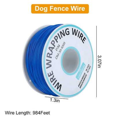 984 Feet 0.2in Dog Fence Wire Aluminum Boundary Wire for GPCT2529 Dog Fence System