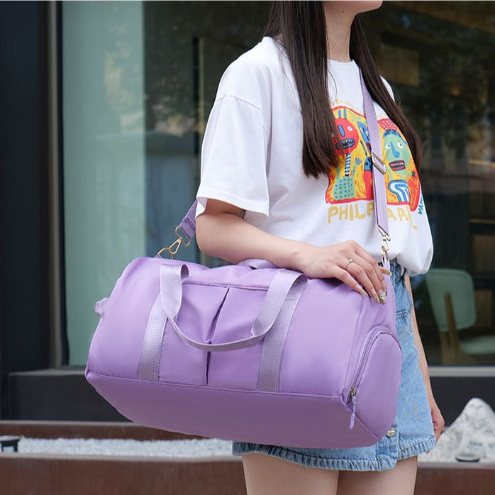 Womens Fitness Bag, Convenient Dry-wet Separation For Yoga And Swimming