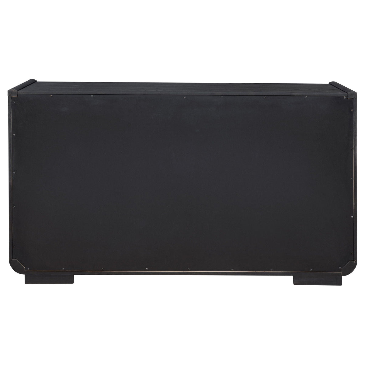 Leandro 2-drawer Dining Sideboard Server Burnished Black