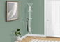 Freestanding Coat Rack with 6 Hooks and Hanging Bar
