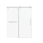 Frameless Single Sliding Shower Doors With Towel Rail & Handle