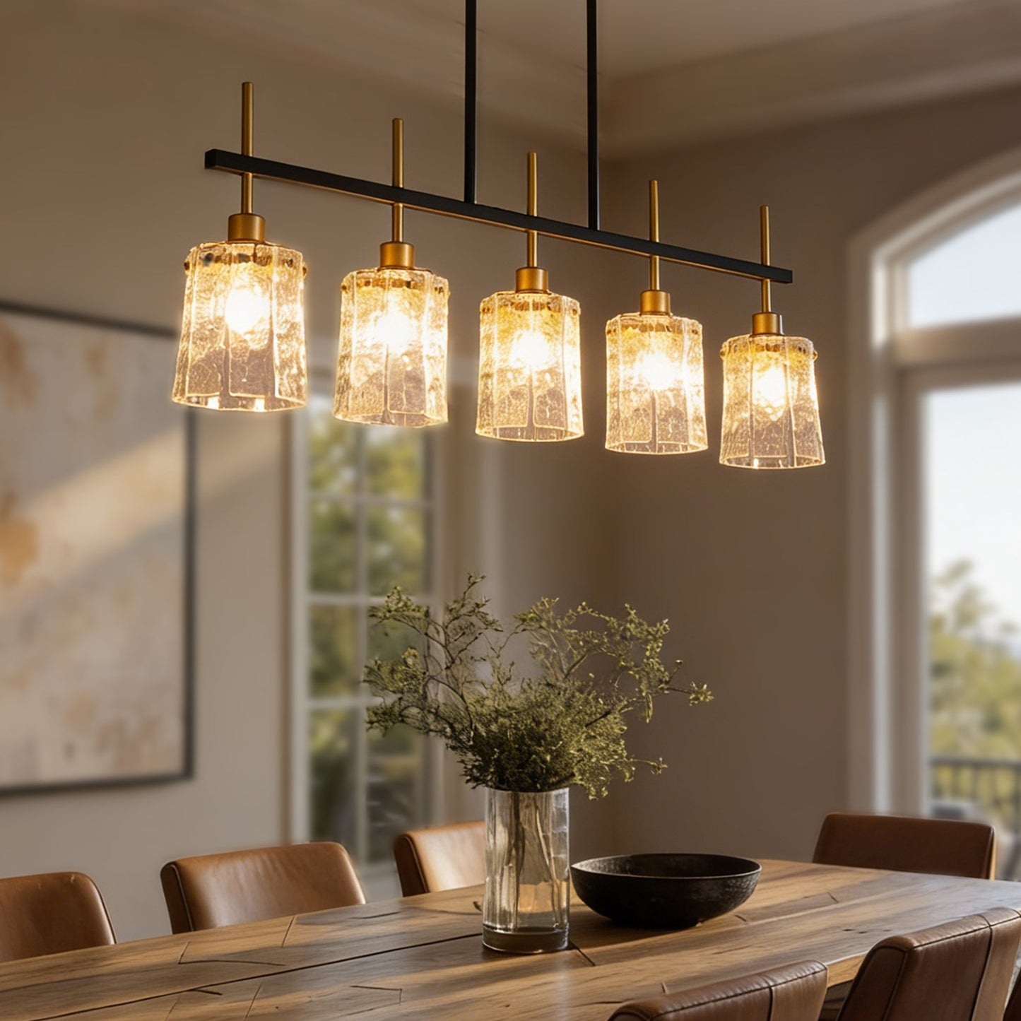 Modern Farmhouse 5-Light Dining Room Chandelier