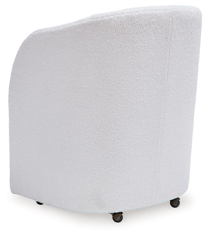 Rowanbeck - Dining Upholstered Arm Chair (Set of 2) - Ivory