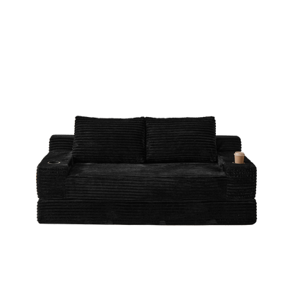 70.8-Inch Corduroy Two-in-One Sofa Bed