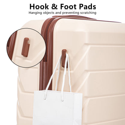 3 Pieces Set 20" / 24" / 28" Spinner Wheel Luggage With Combination Lock
