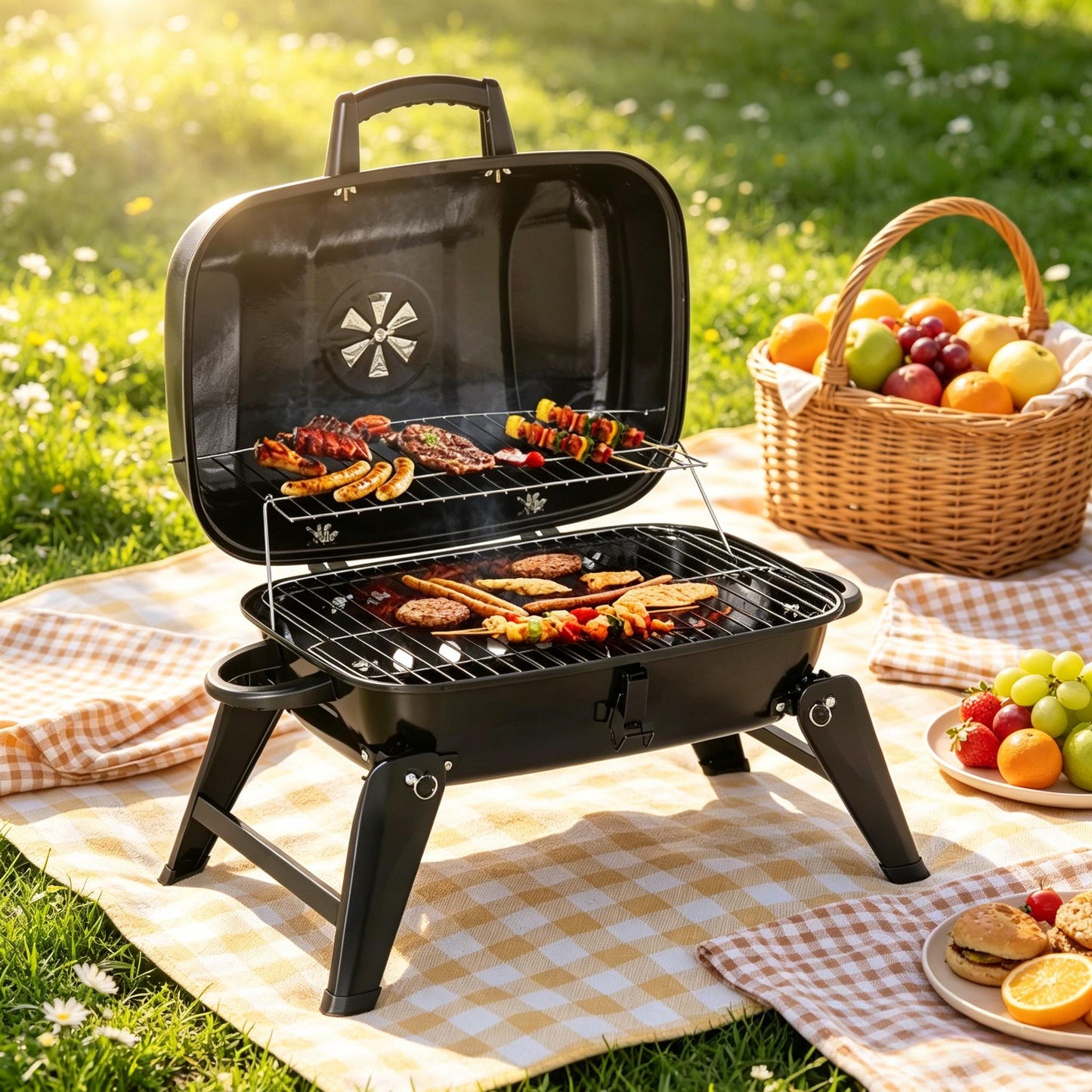 Small Portable Charcoal Grill