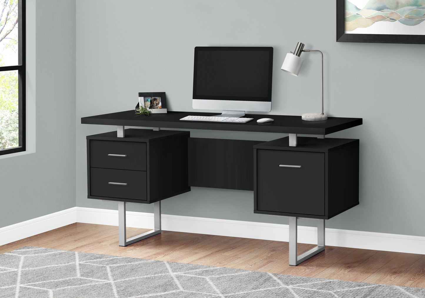 Computer Desk For Home Office With Storage Drawers