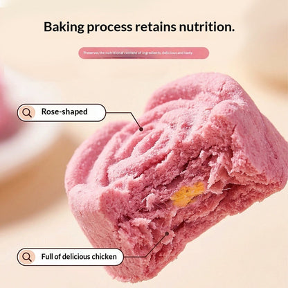 Freeze-Dried Cranberry And Rose Biscuits Cat Treats
