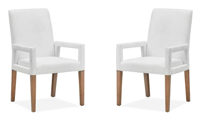 Lindon - Dining Arm Chair With Upholstered Seat & Back (Set of 2)
