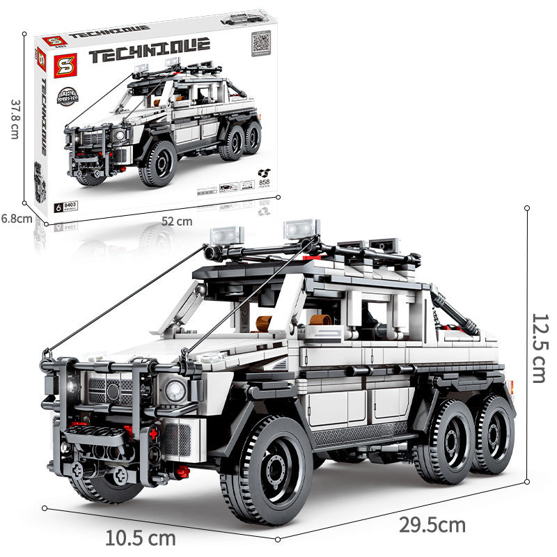 High Difficulty Racing Roadster Compatible With  Power Mechanical Building Blocks