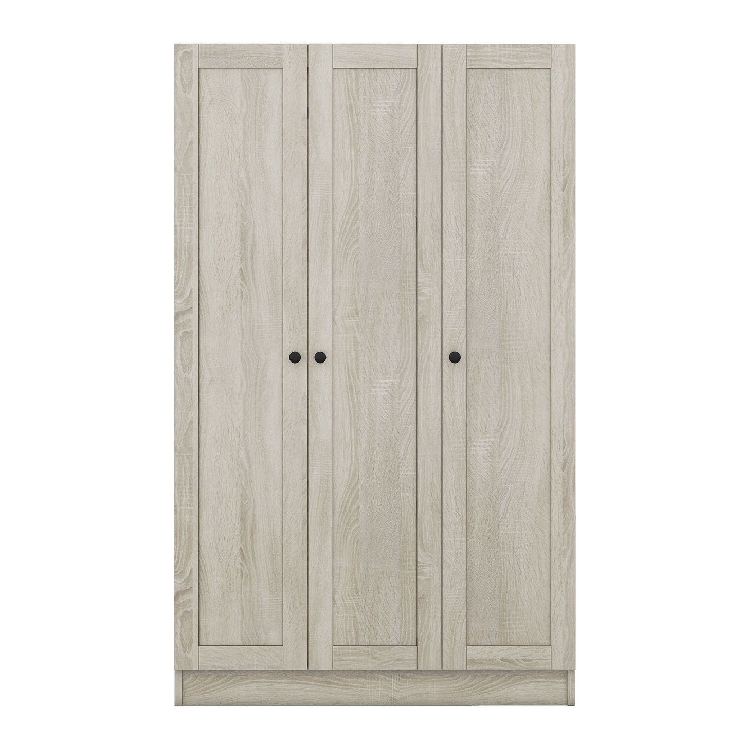 3 Door Shutter Wardrobe With Shelves