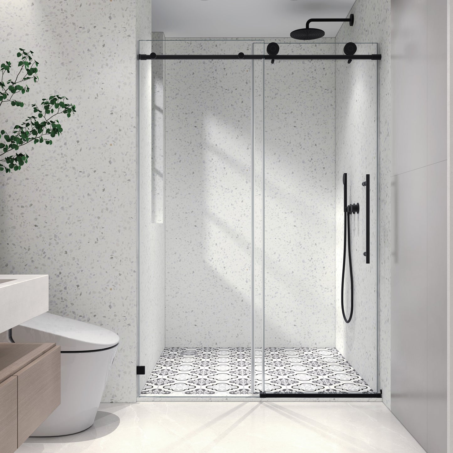 5476 Tempered Glass Shower Door