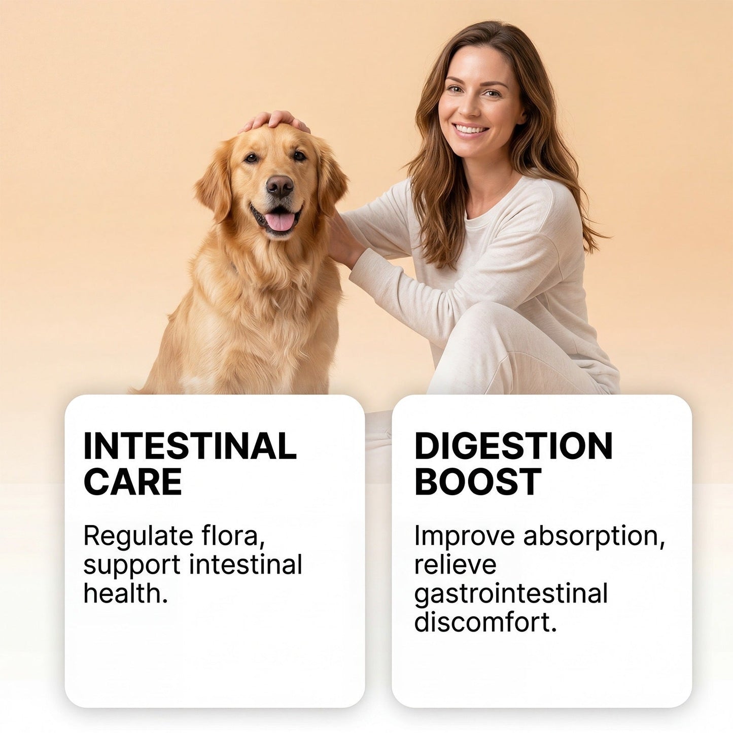 Kriath Dog Probiotic Chewable Tablets Mild Ingredients Daily Care Dog Body Balance Chewable Tablets