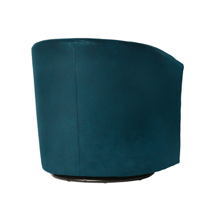 Eden - Swivel Chair With Upholstery And Hardwood Frame