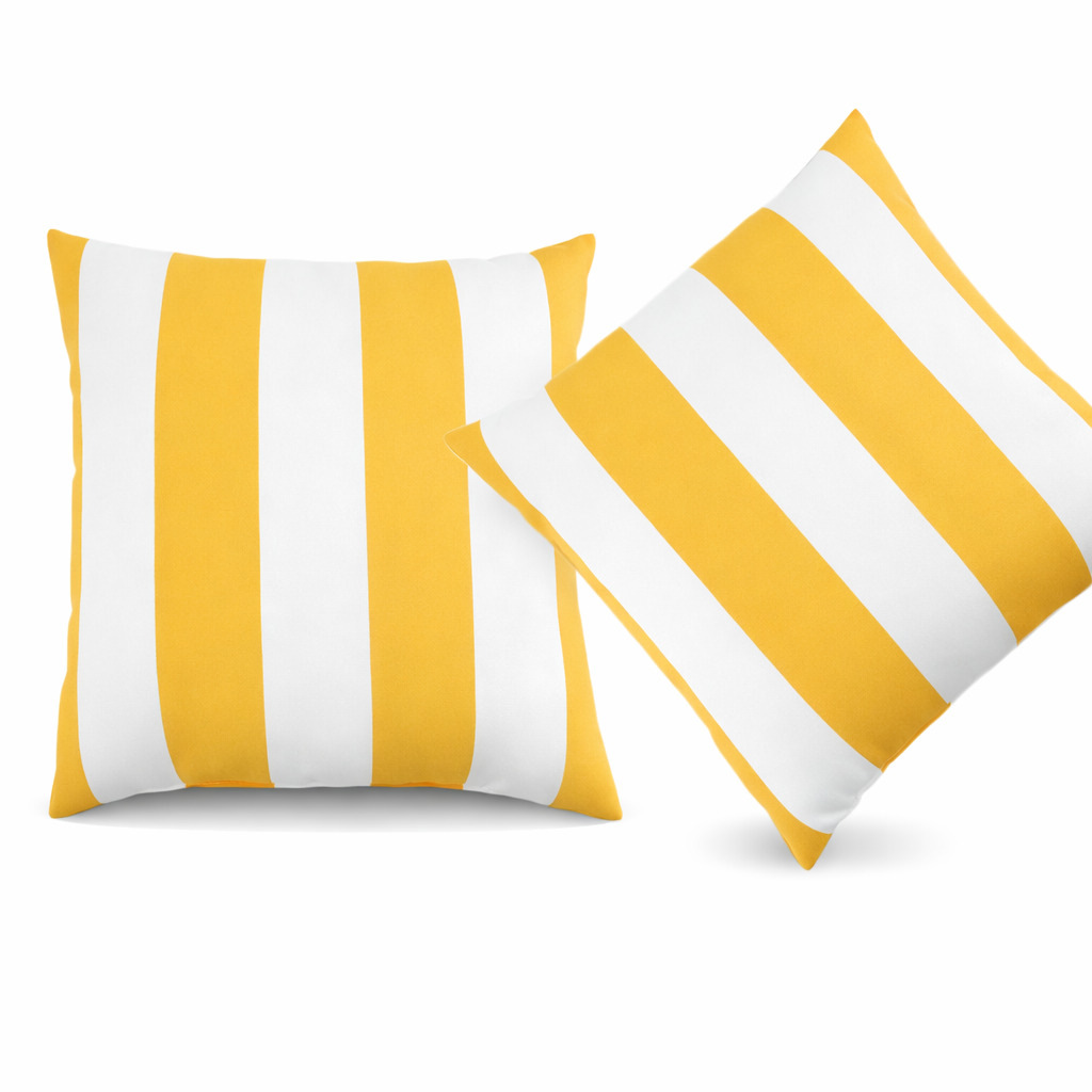2 Pack Outdoor Throw Pillows Waterproof & Fade-Resistant