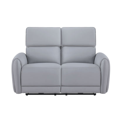 Jeromie - Power Motion Loveseat With USB Port - Gray