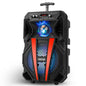 8Ó Wireless Party Speaker Subwoofer Bass Portable TWS Party Speaker w/ Microphone Support FM Radio Remote Control MMC Car Slot LED Colorful Lights