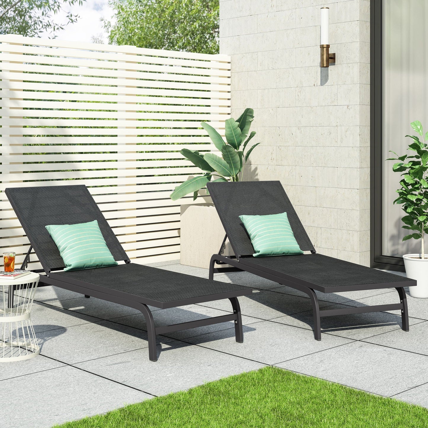 Finn Contemporary Chaise Lounge for Outdoor Relaxation