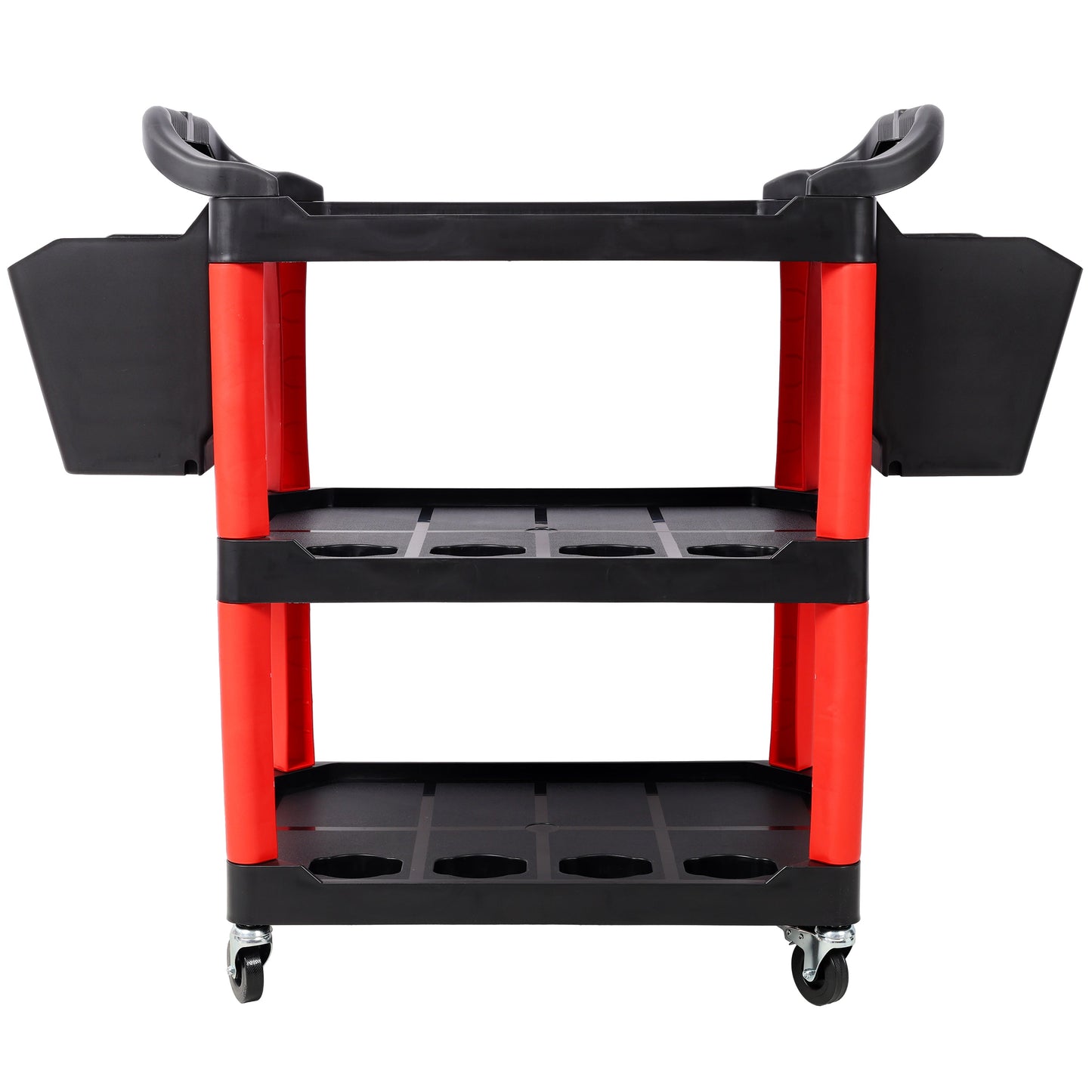 3 Tier Rolling Auto Detail Cart With Wheels