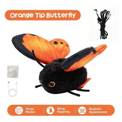 Simulation Butterfly Automatic Cat Teaser Consumes Physical Strength