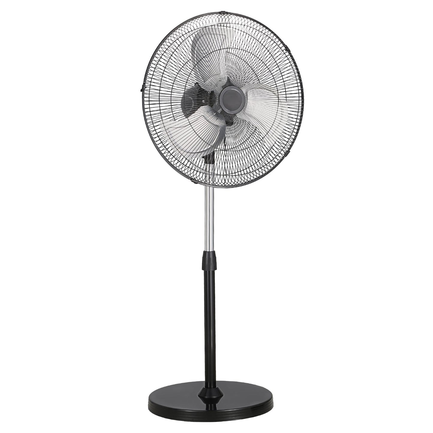 18" Industrial Pedestal Fan 3-Speed Oscillating Fan with Adjustable Height